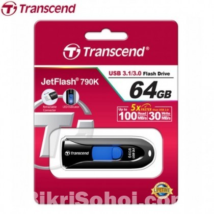 Transcend TS64GJK790K 64GB 790 USB 3.1 Pen Drive